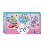Juratoys-Janod Porte-Clés Magiques Océaniques - Kit Créatif à Décorer avec Mini-Strass