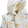 Voir la diapositive 4 : Petit Béguin Doudoune bébé imperméable doublée sherpa avec capuche Bloom