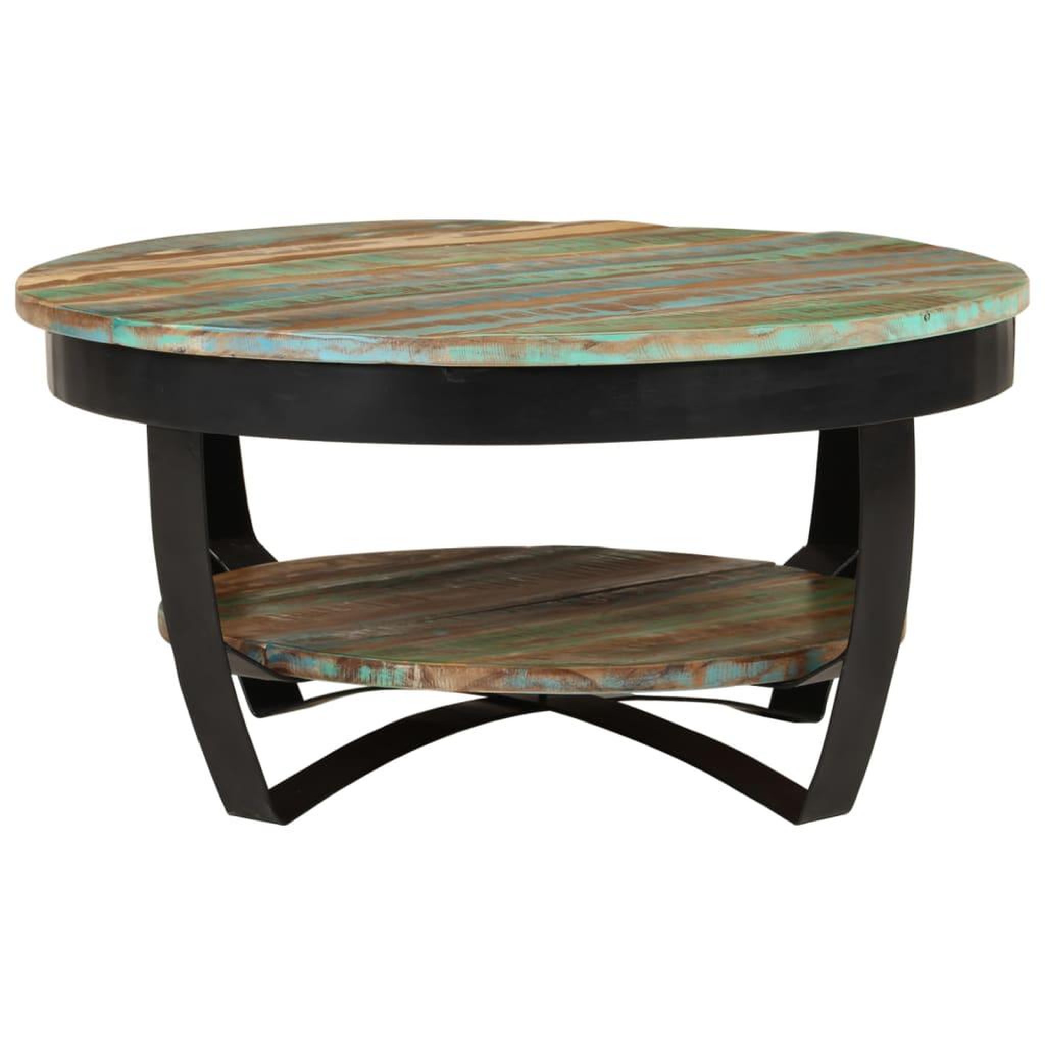 Voir la diapositive 3 : VIDAXL Table basse Bois massif de recuperation 65x32 cm