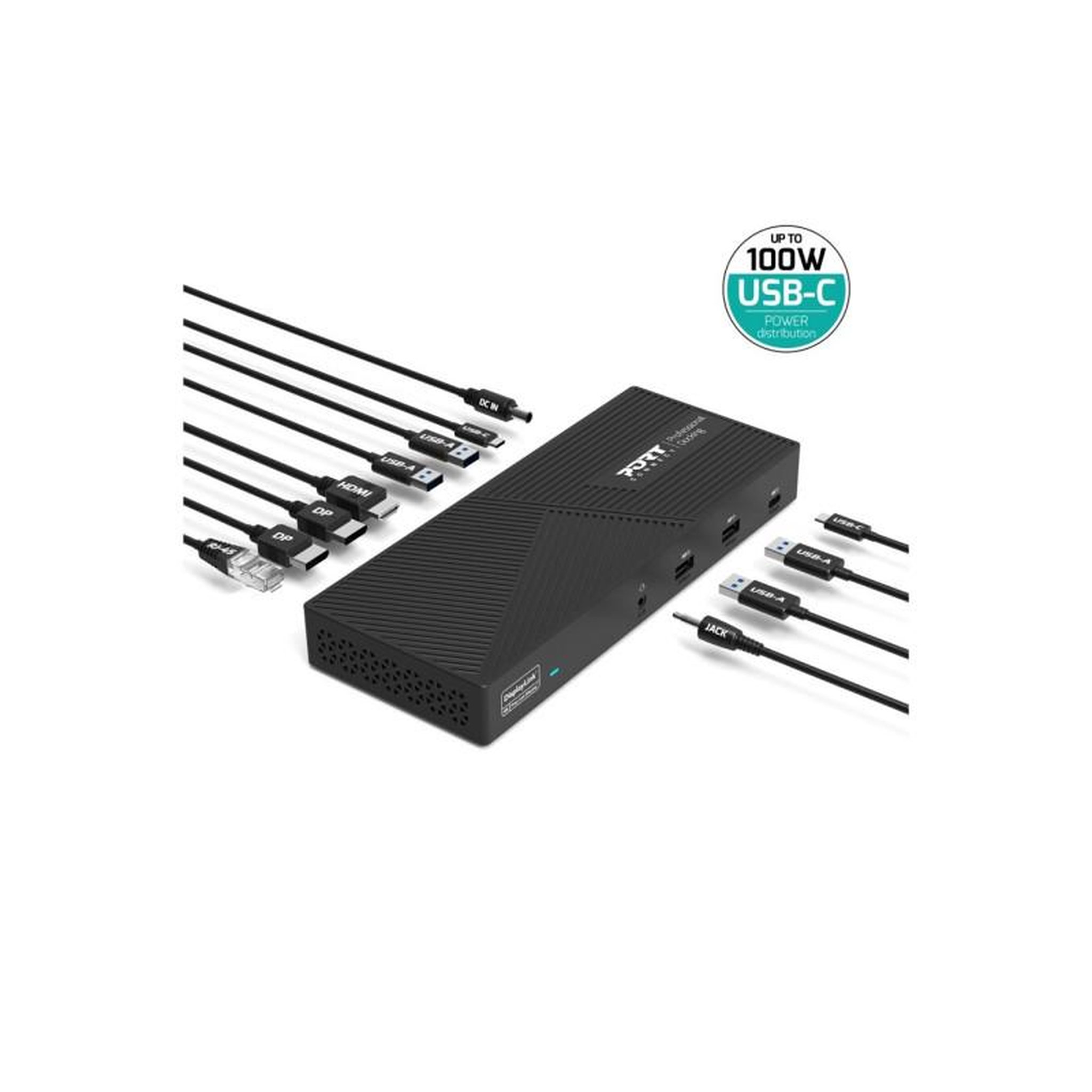 Voir la diapositive 3 : Port Station d accueil PC portable Port STATION D ACCUEIL TYPE C 11 EN 1 TRIPLE AFFICHAGE EN 4 K PD 100W