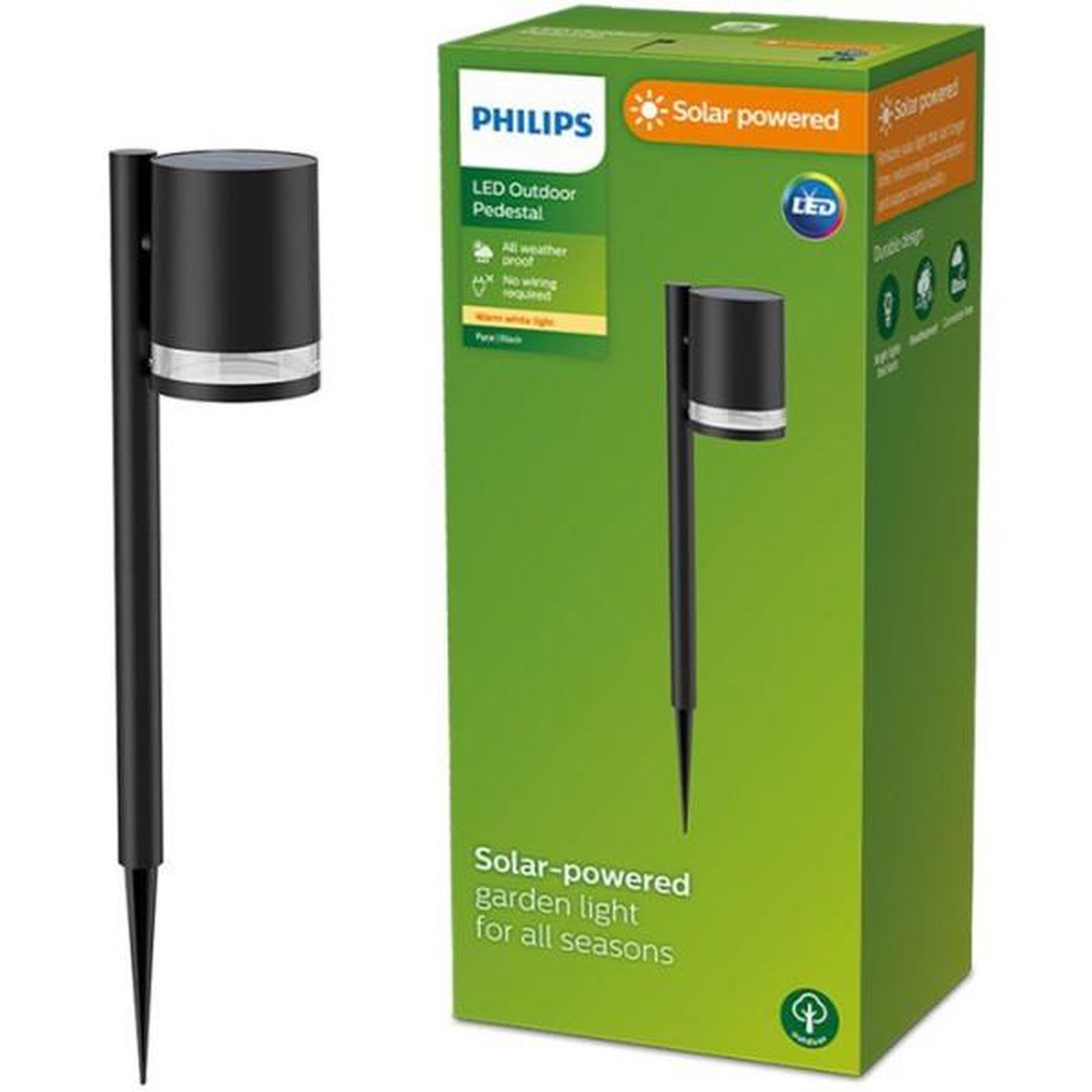 Voir la diapositive 3 : Philips Borne lumineuse sur poteau - PHILIPS - Fyce - Noir