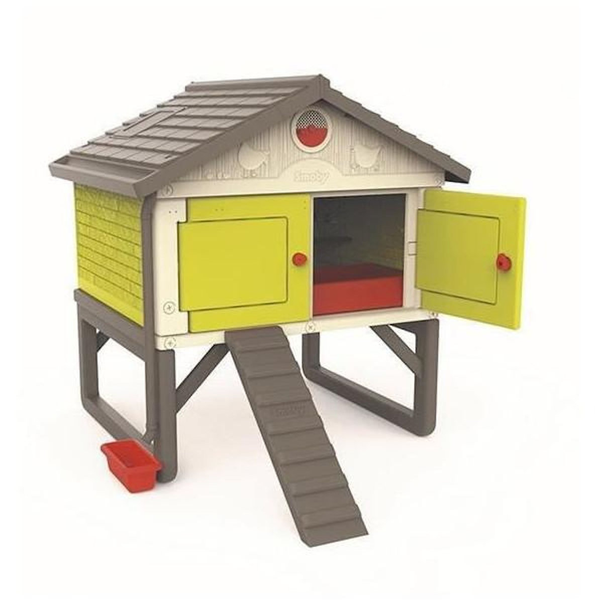 SMOBY SMOBY Poulailler Cot Cot Cottage pour 5 poules - 159x126x128 cm - Entretien facile - Anti UV