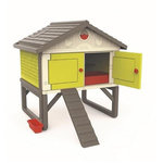 SMOBY SMOBY Poulailler Cot Cot Cottage pour 5 poules - 159x126x128 cm - Entretien facile - Anti UV