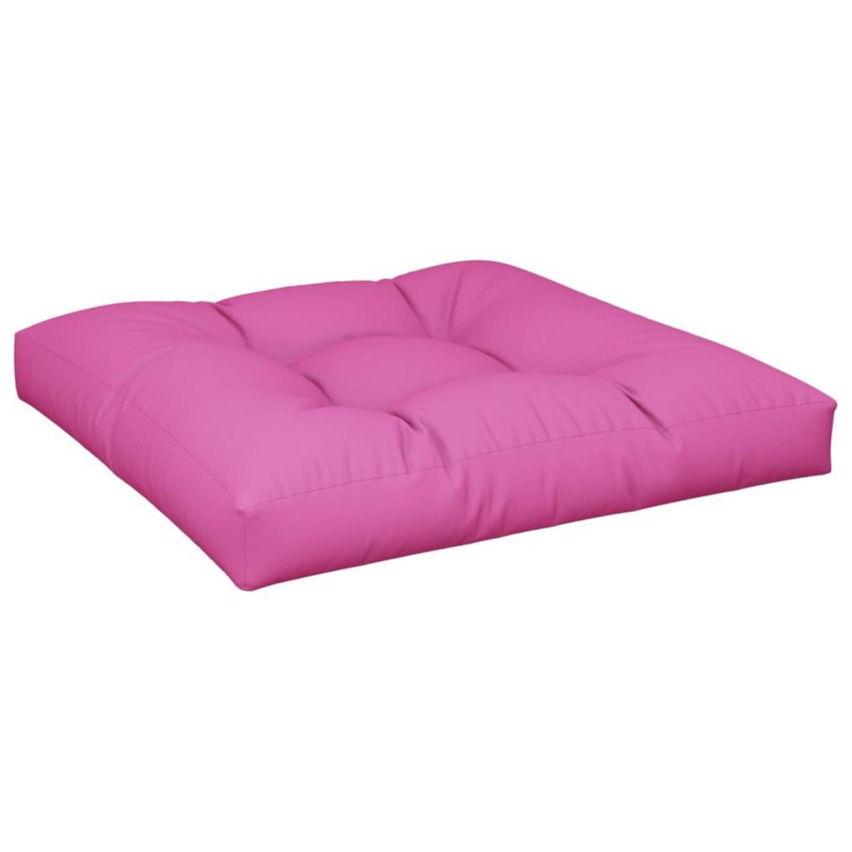 VIDAXL Coussin de palette Rose 80x80x12 cm tissu