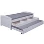 Voir la diapositive 6 : Lit gigogne 2 couchages 90x200 cm + 3 tiroirs ULLI