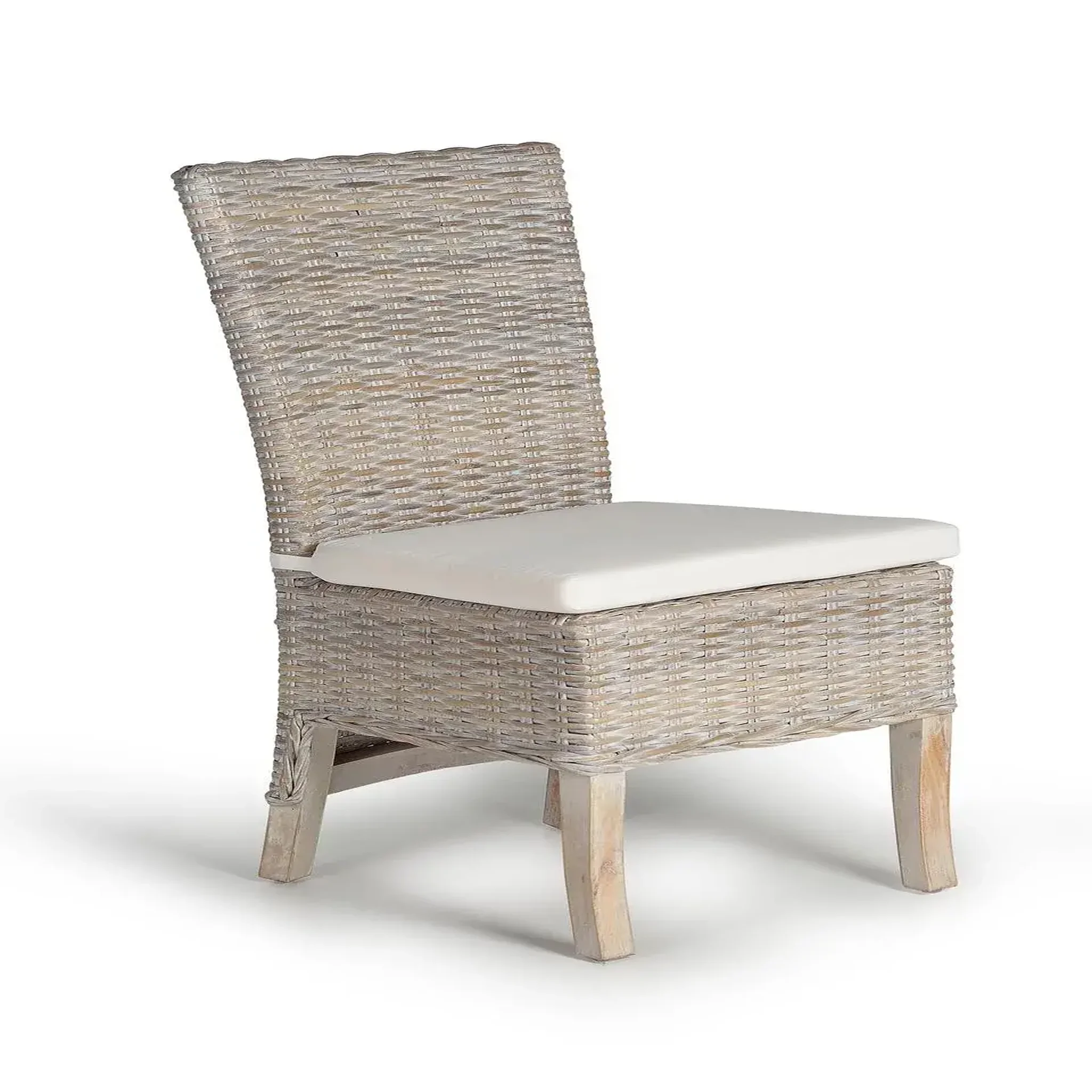 Voir la diapositive 1 : GINER Y COLOMER SL Lot de 2 chaises de rotin naturel 47 cm style méditerranéen