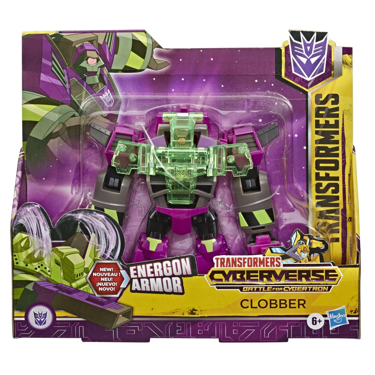 HASBRO Transformers Cyberverse - Figurine de classe Ultra Clobber