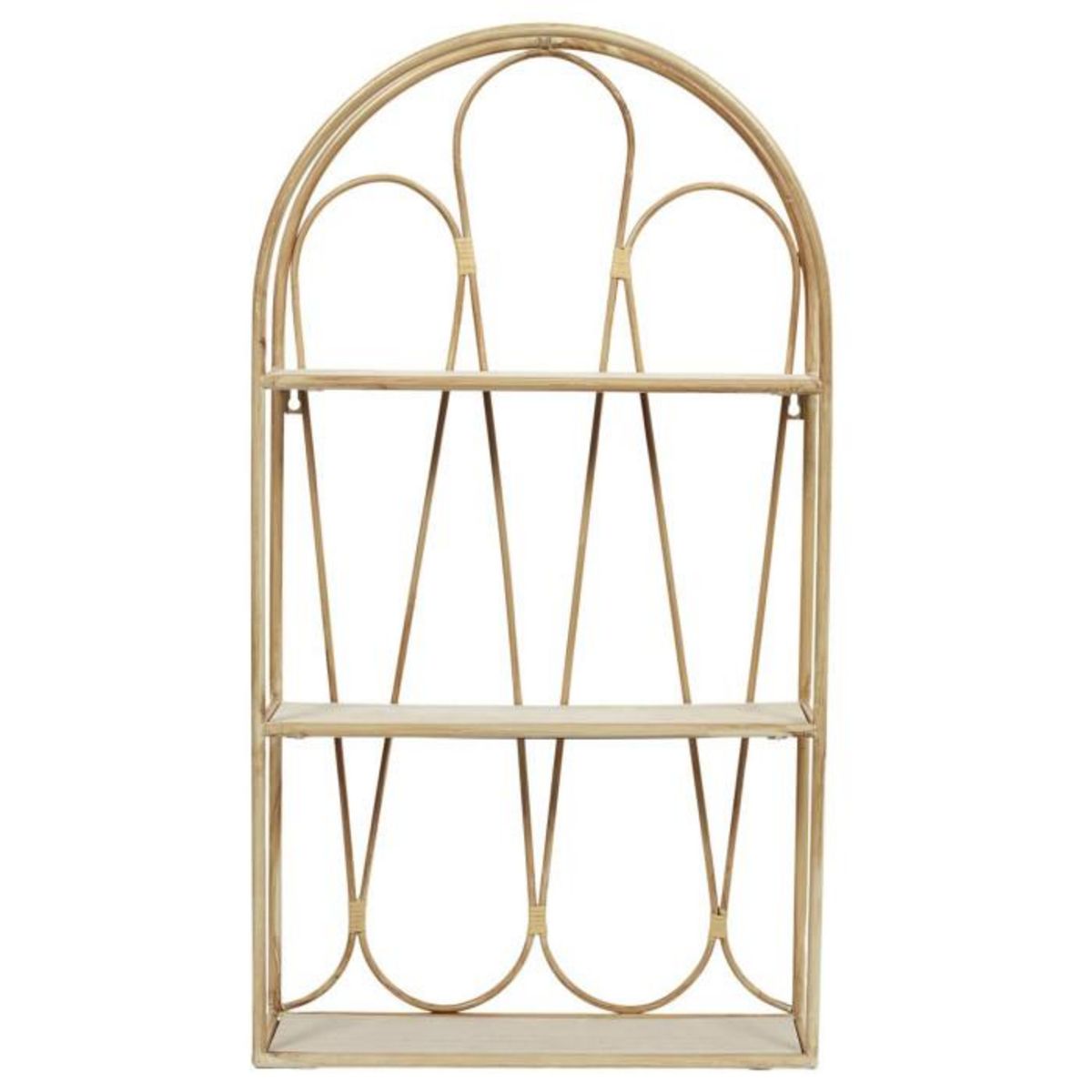 Paris Prix Étagère Murale Arche  Java  73cm Naturel