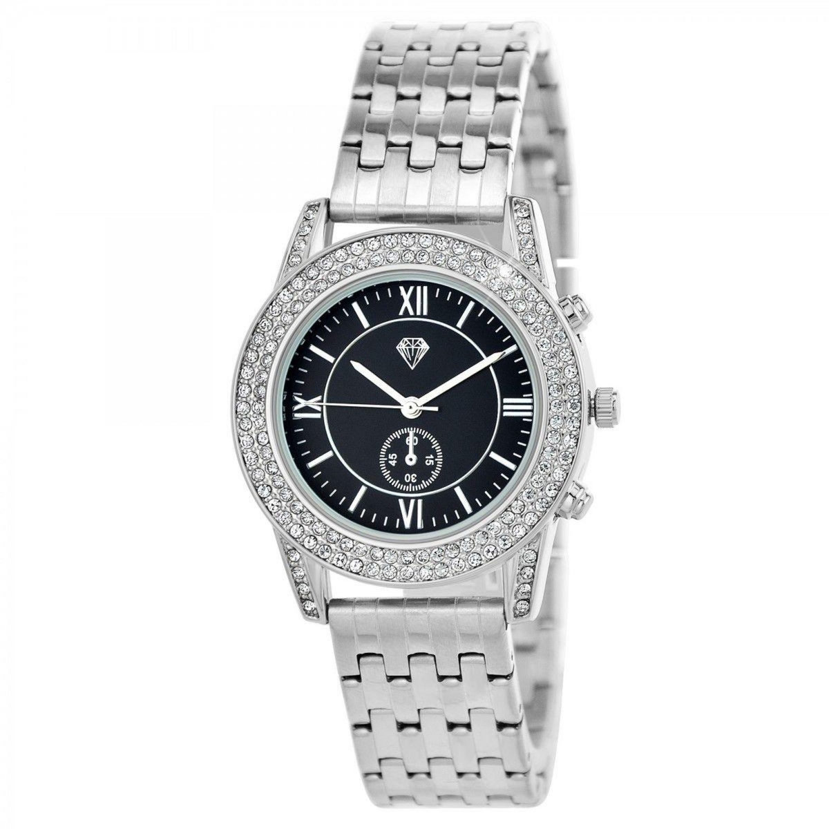 SC CRYSTAL Montre Elyssa élégante ornée de Cristaux scintillants par SC Crystal