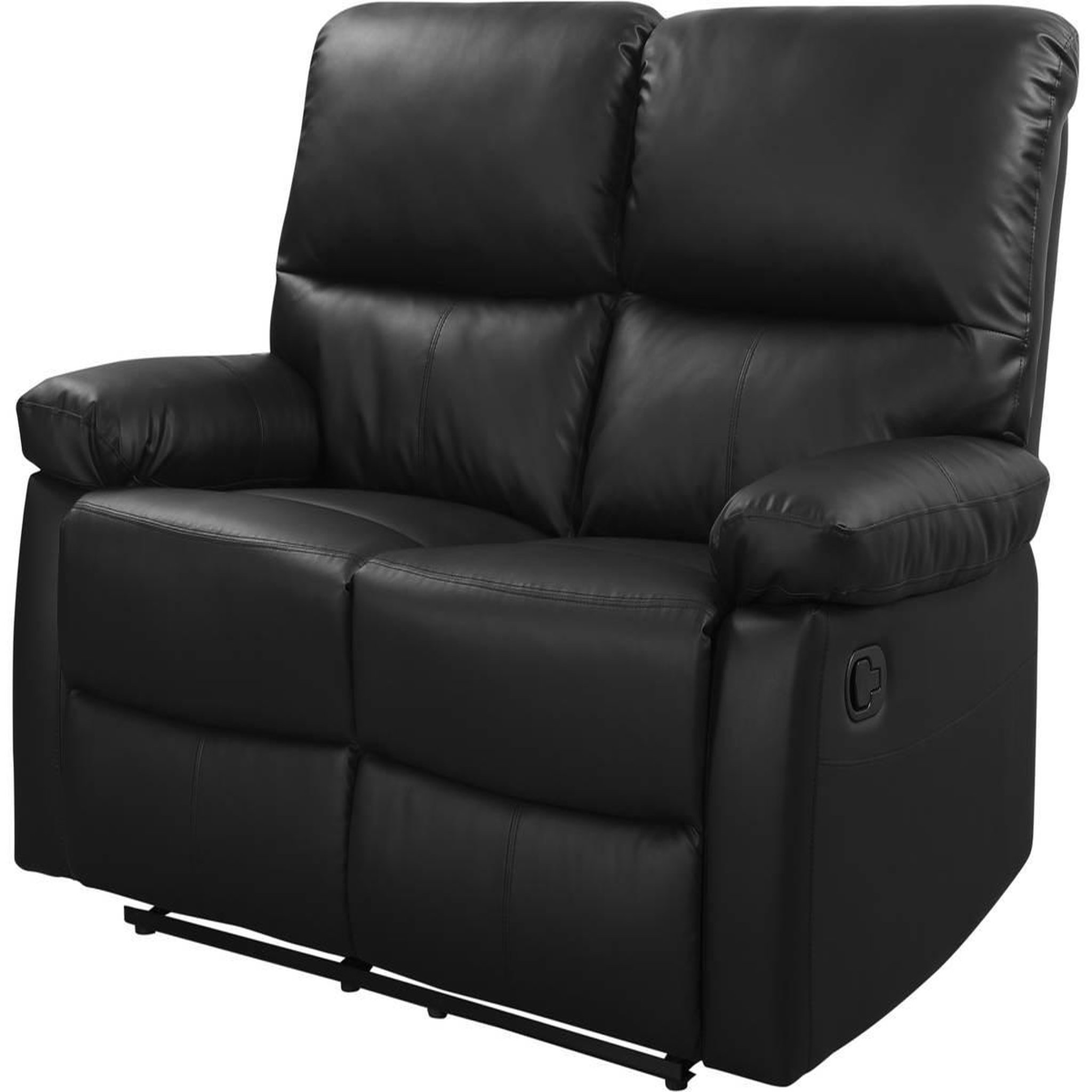 Habitat et Jardin Canapé relax  lincoln  - 147 x 89 x 103 cm - 2 places - noir