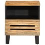 Voir la diapositive 4 : VIDAXL Tables de chevet 2 pcs 40x34x46 cm bois massif de manguier brut