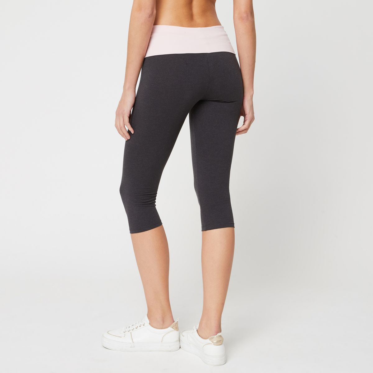 INEXTENSOSPORT Pantacourt gris chiné femme