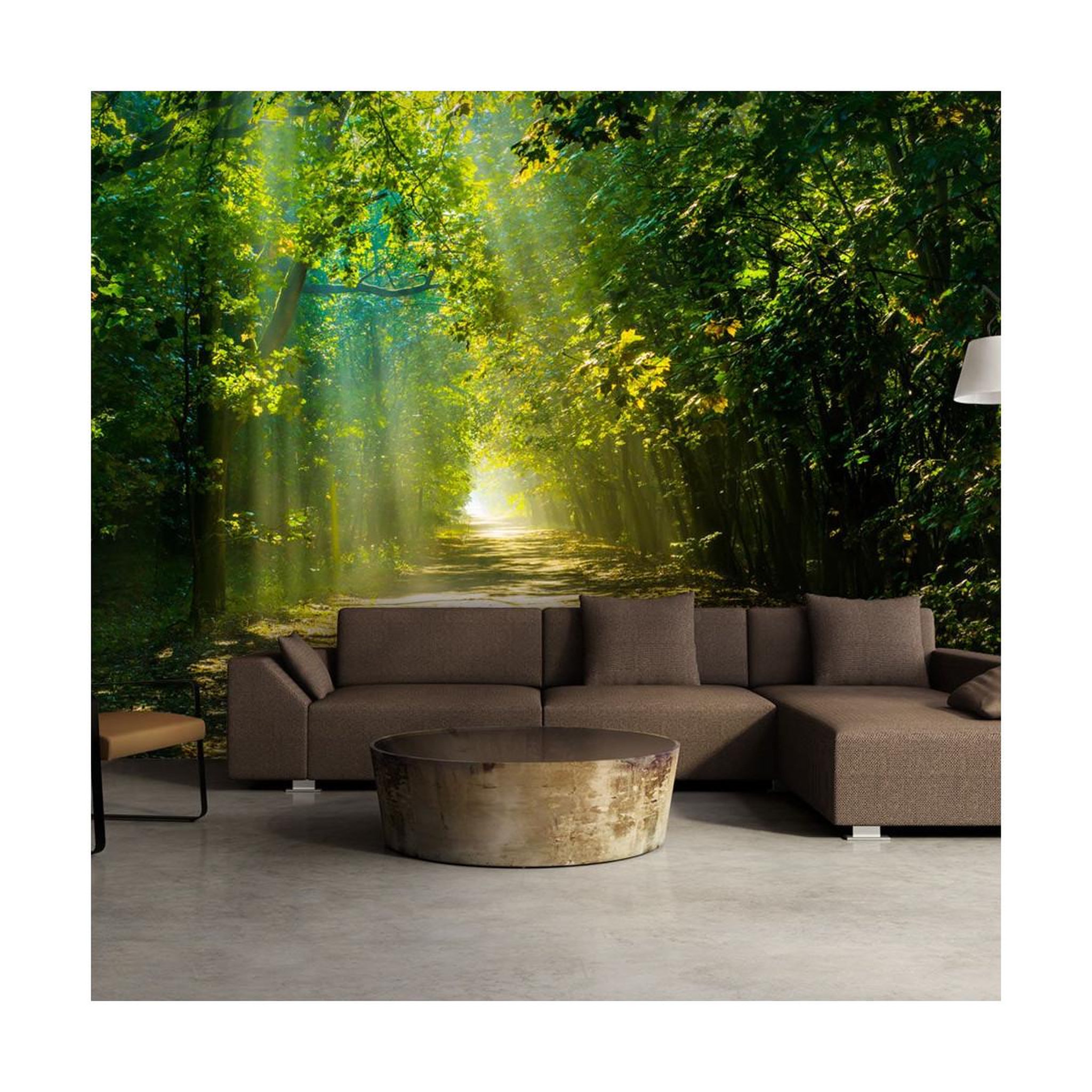 Paris Prix Papier peint  road in sunlight. Coloris disponibles : Multicolore