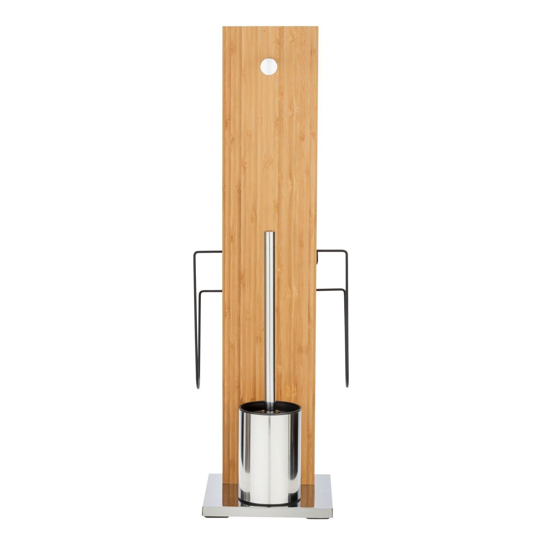 Voir la diapositive 4 : Wenko Valet wc 3en1 design bambou portofino - h. 68m - marron