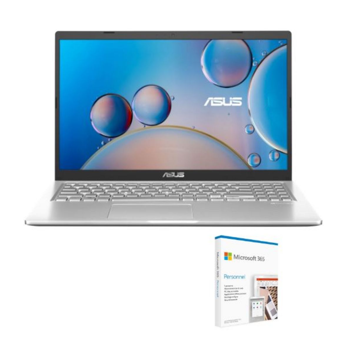 ASUS Ordinateur portable R515JA-EJ243T + Logiciel Microsoft 365 Personnel