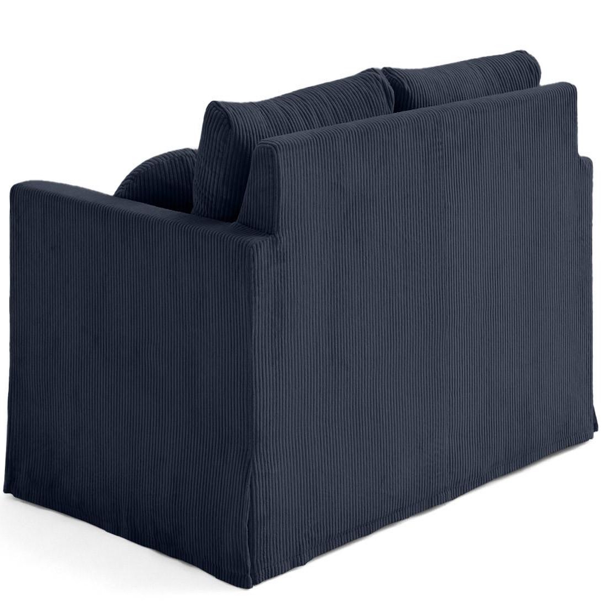 Voir la diapositive 5 : LISA DESIGN Serena - canapé droit déhoussable 2 places en velours côtelé
