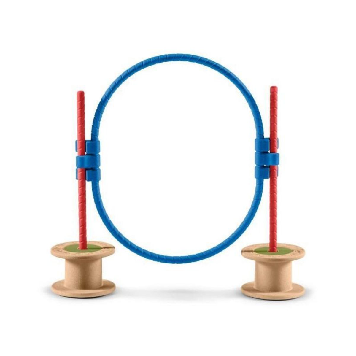 Schleich Course d'agility pour poney -Coffret de jeu avec 1 figurine de poney et 1 figurine humaine - SCHLEICH 42482 FARM WORLD