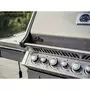 NAPOLEON Barbecue à gaz Napoleon Prestige Pro 665 SIB inox 5 brûleurs + Sizzle Zone + brûleur arrière + fumoir