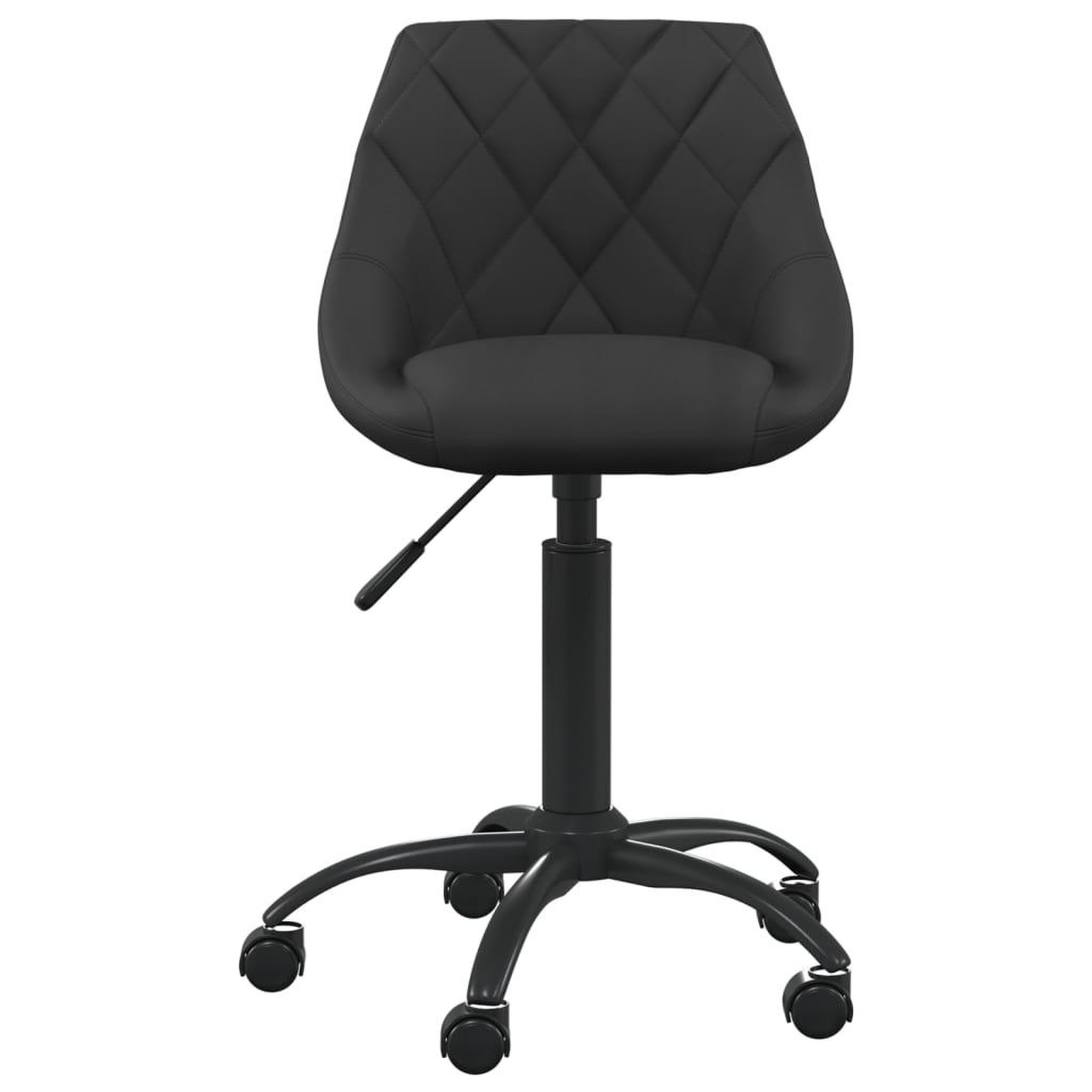 Voir la diapositive 2 : VIDAXL Chaise de bureau Noir Velours