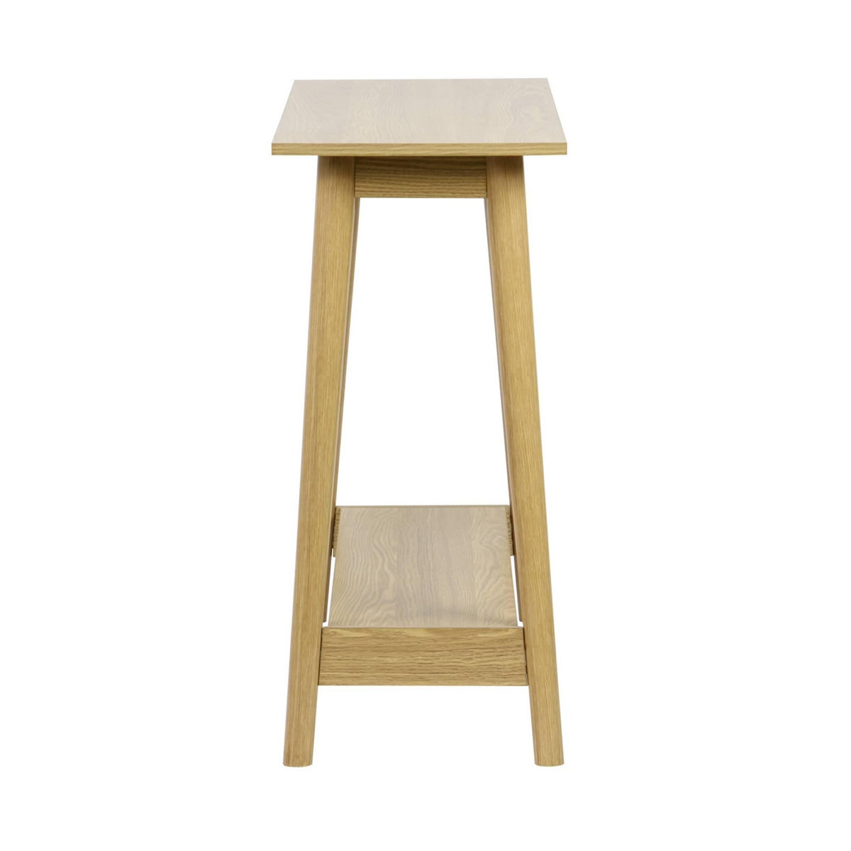 SWEEEK Console scandinave effet frêne. 1 étagère