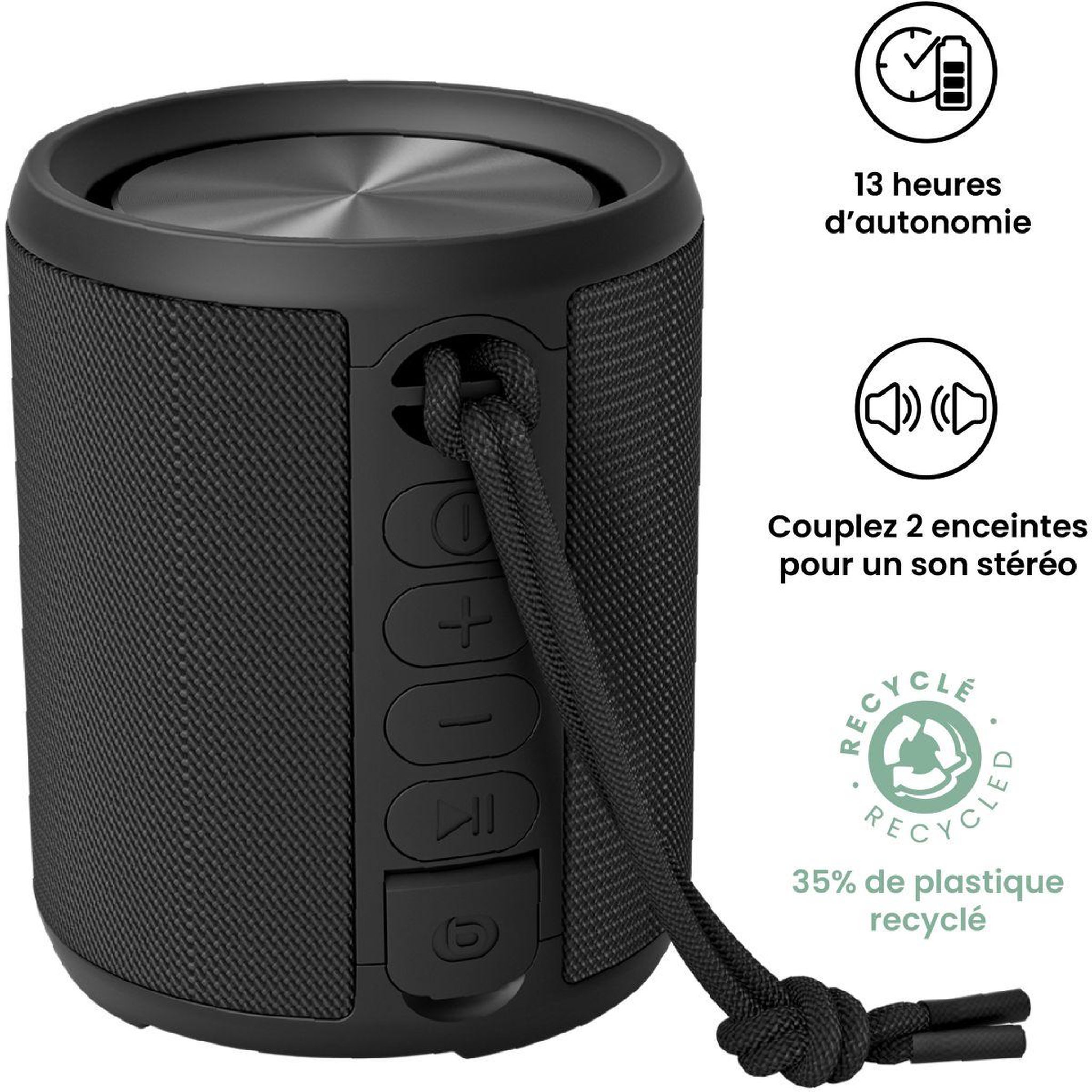 ESSENTIEL B Enceinte portable SB70 Mini Noire