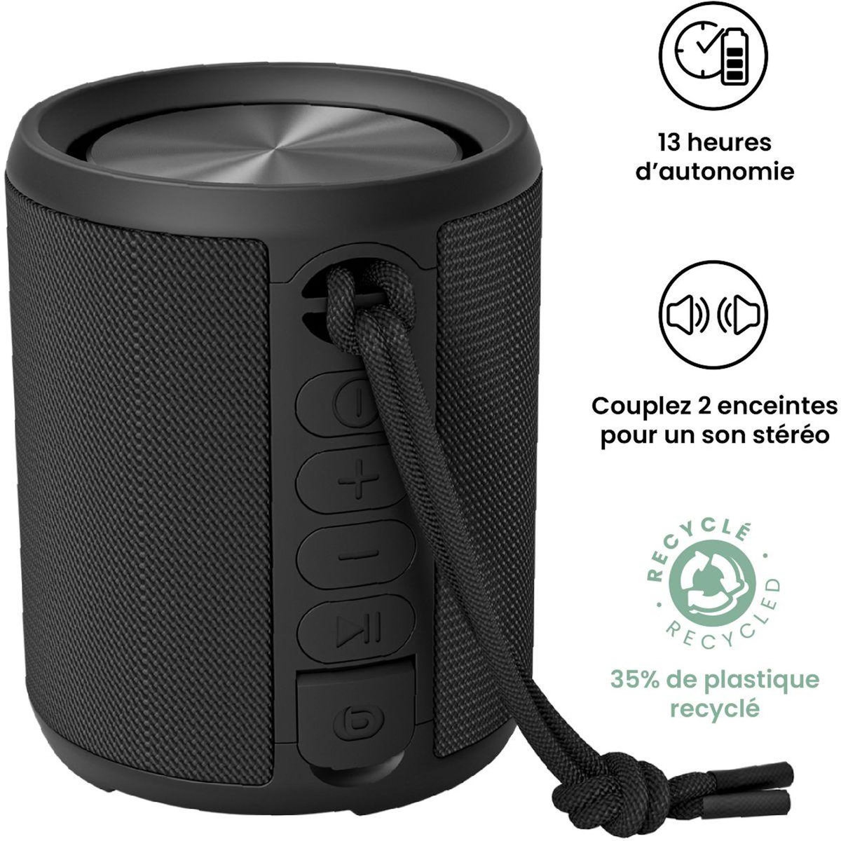 ESSENTIEL B Enceinte portable SB70 Mini Noire