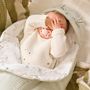 Voir la diapositive 6 : Petit Béguin Nid d'ange en gaze de coton Hello Baby