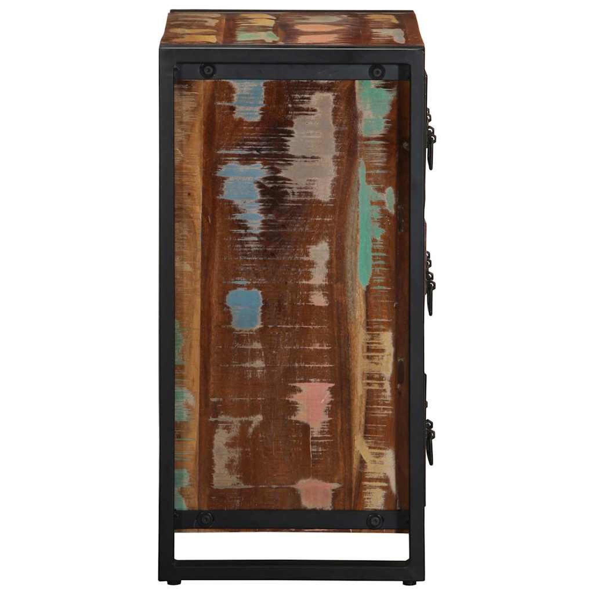 Voir la diapositive 3 : VIDAXL Buffet 50x35x70 cm bois massif de recuperation