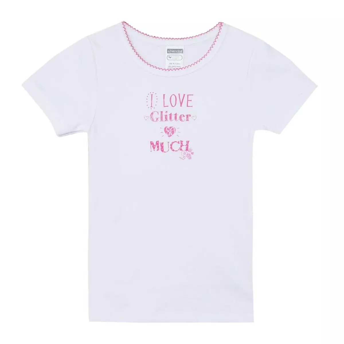 ABSORBA Tee-shirt manches courtes glitter fille