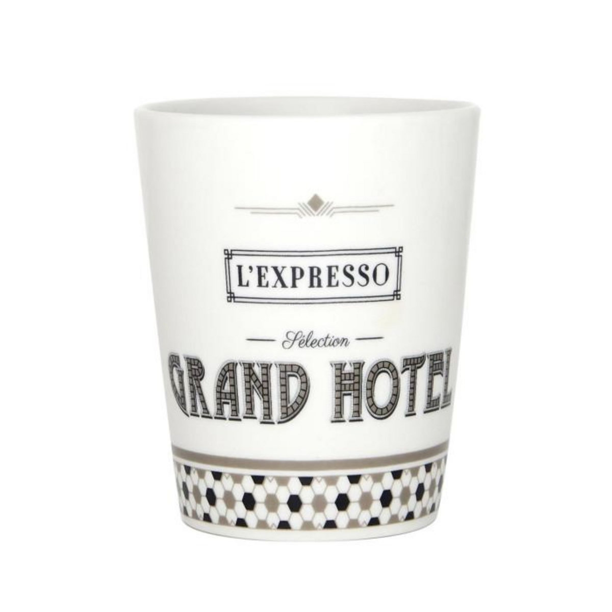 Paris Prix Lot de 6 Tasses à Café  Grand Hôtel  7cl Blanc