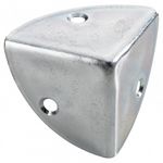 CENTRALE BRICO Coin de valise à visser acier zingué HETTICH, L.36 mm