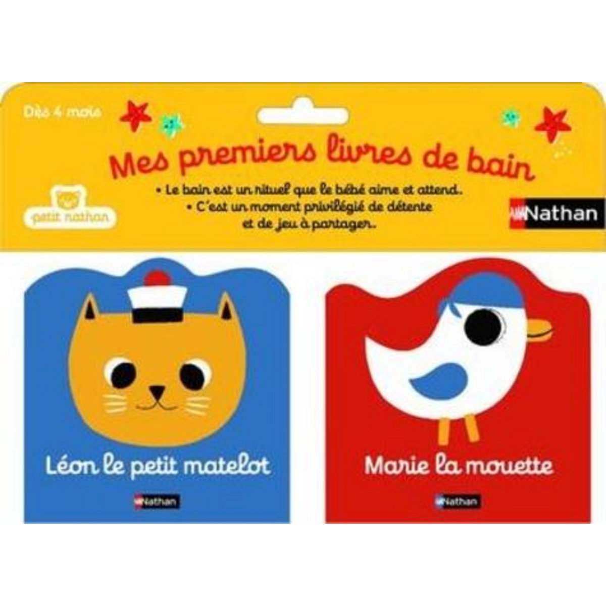 LEON LE PETIT MATELOT ; MARIE LA MOUETTE. PACK EN 2 VOLUMES, Cosneau Géraldine