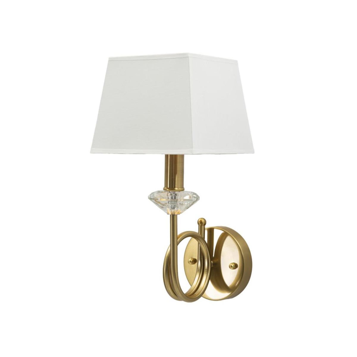 Paris Prix Applique Murale  Salzburg  40cm Blanc & Or