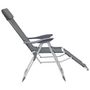 Voir la diapositive 6 : VIDAXL Chaises de camping pliantes et repose pied lot de 2 textilène