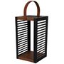 Voir la diapositive 1 : Lumisky Lanterne solaire FERIAN Noir Metal H35cm