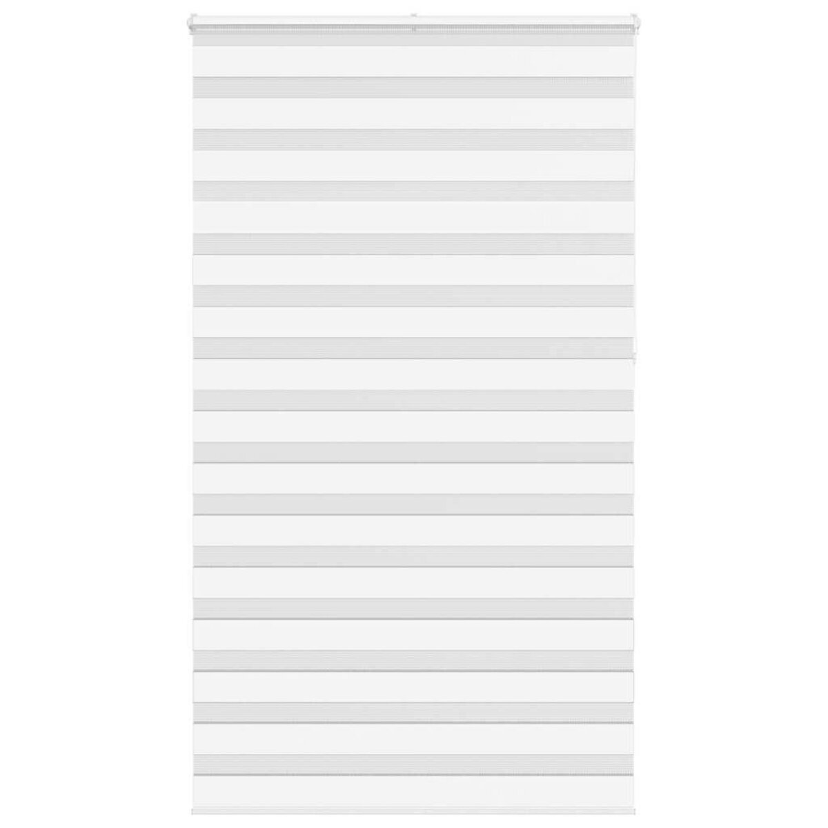 VIDAXL Store zebre blanc 125x230 cm largeur du tissu 120,9cm polyester