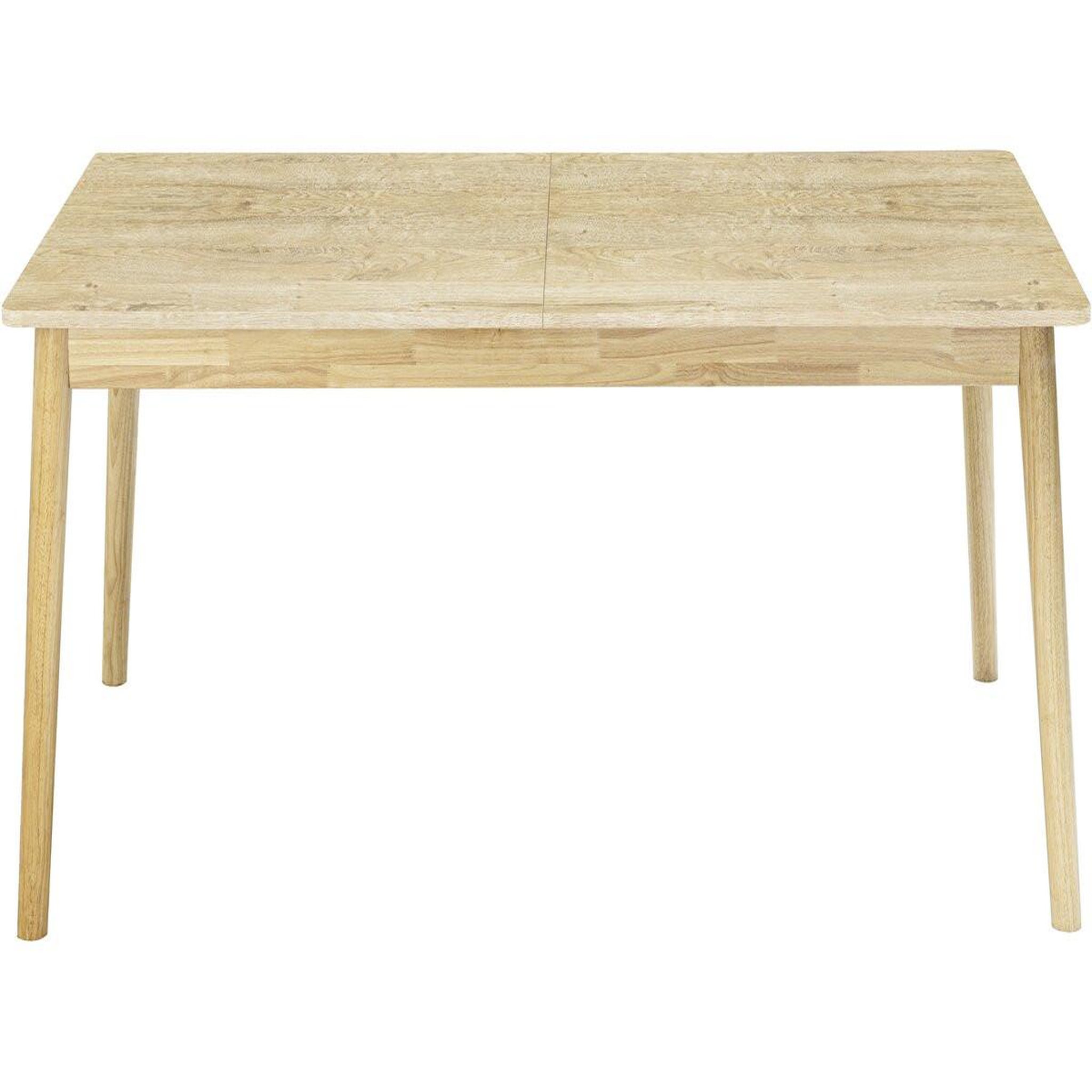 Voir la diapositive 4 : Habitat et Jardin Table repas extensible en bois 160/210 cm  Prisma  - 8 places - Beige