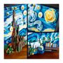 Voir la diapositive 4 : LEGO LEGO Ideas 21333 Vincent Van Gogh - La Nuit Étoilée, Reproduction de Tableau sur Toile
