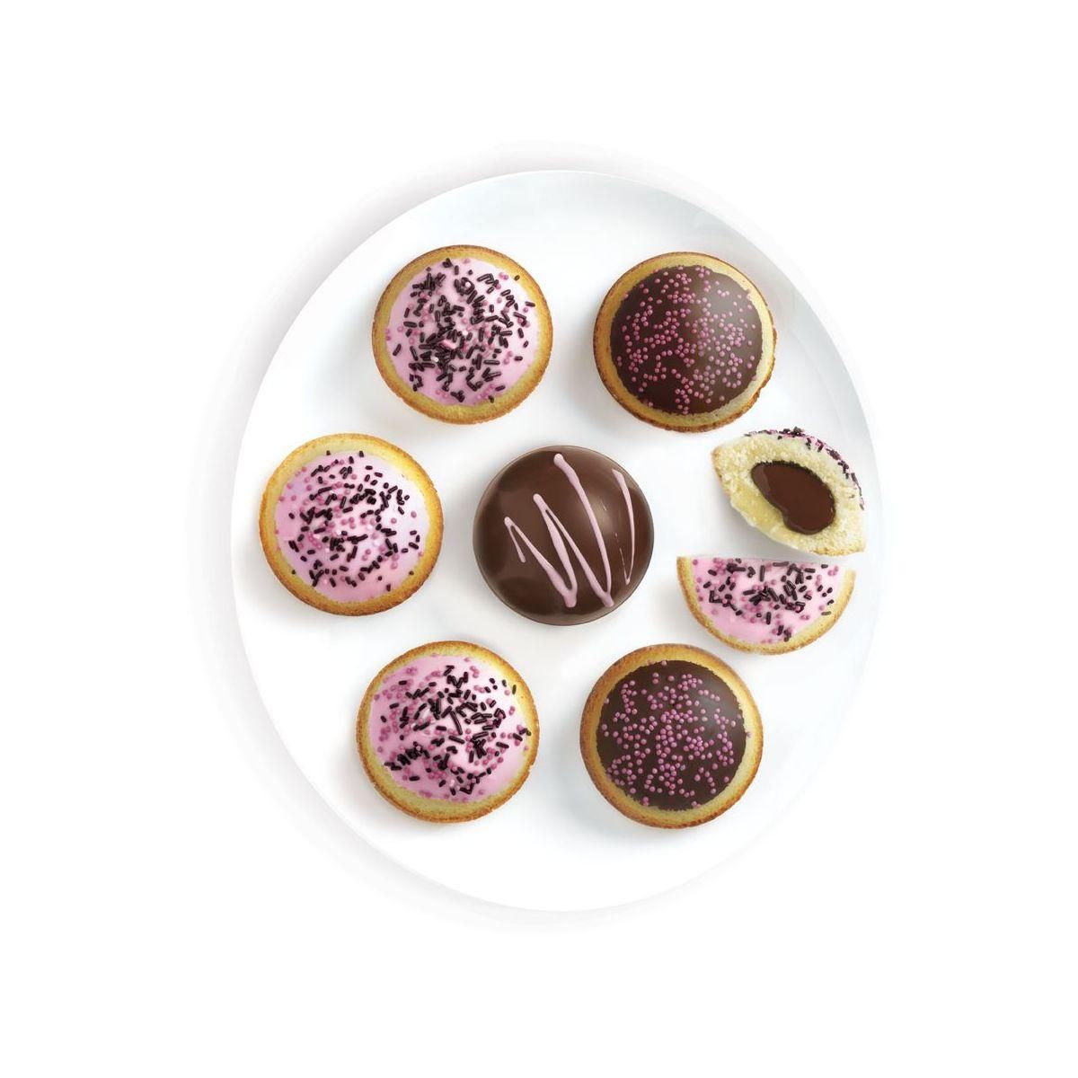 MASTRAD Moule à gâteau 7 demi spheres Gris fume