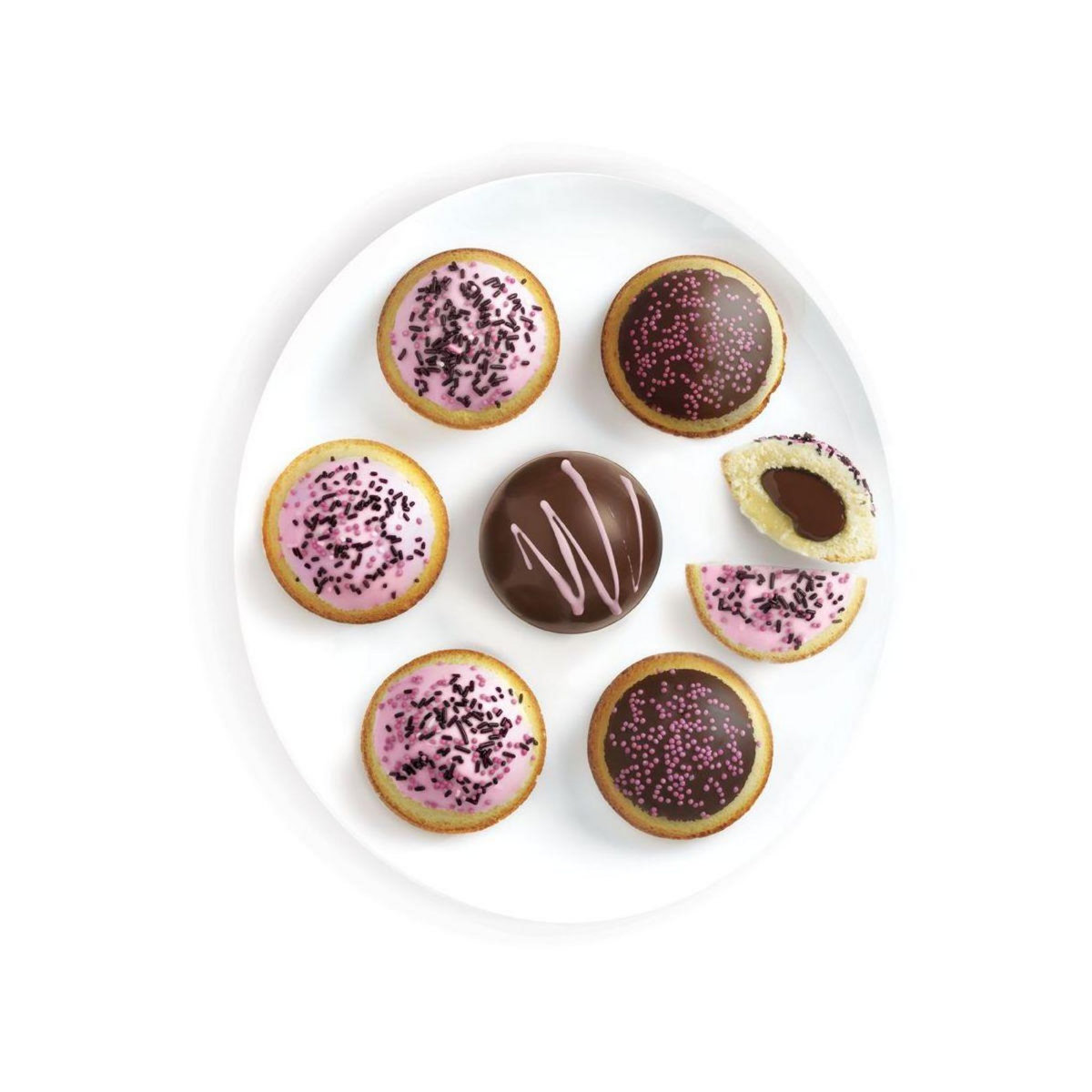 MASTRAD Moule à gâteau 7 demi spheres Gris fume