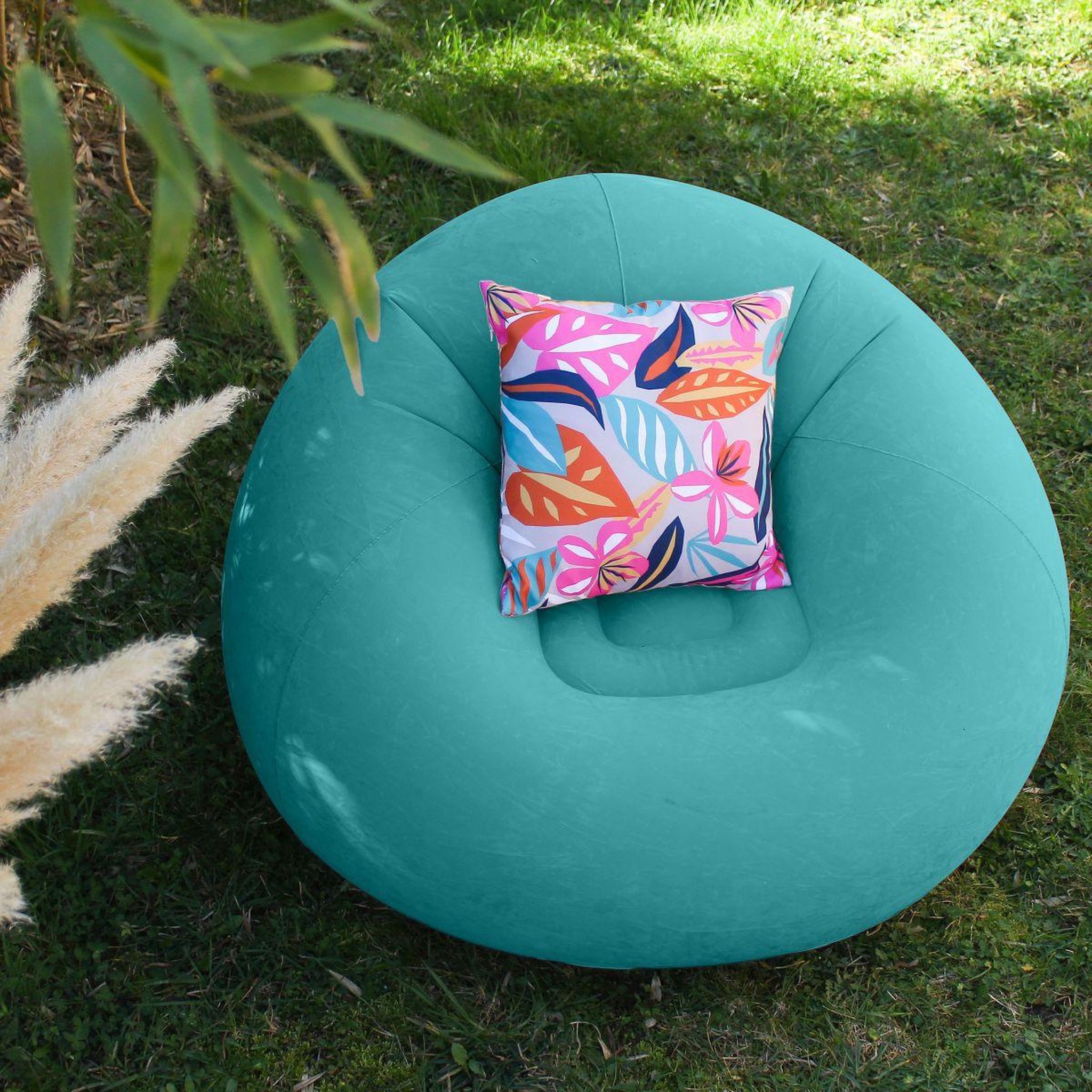 Voir la diapositive 2 : ENJOY HOME Fauteuil d'extérieur gonflable  costa  100cm émeraude