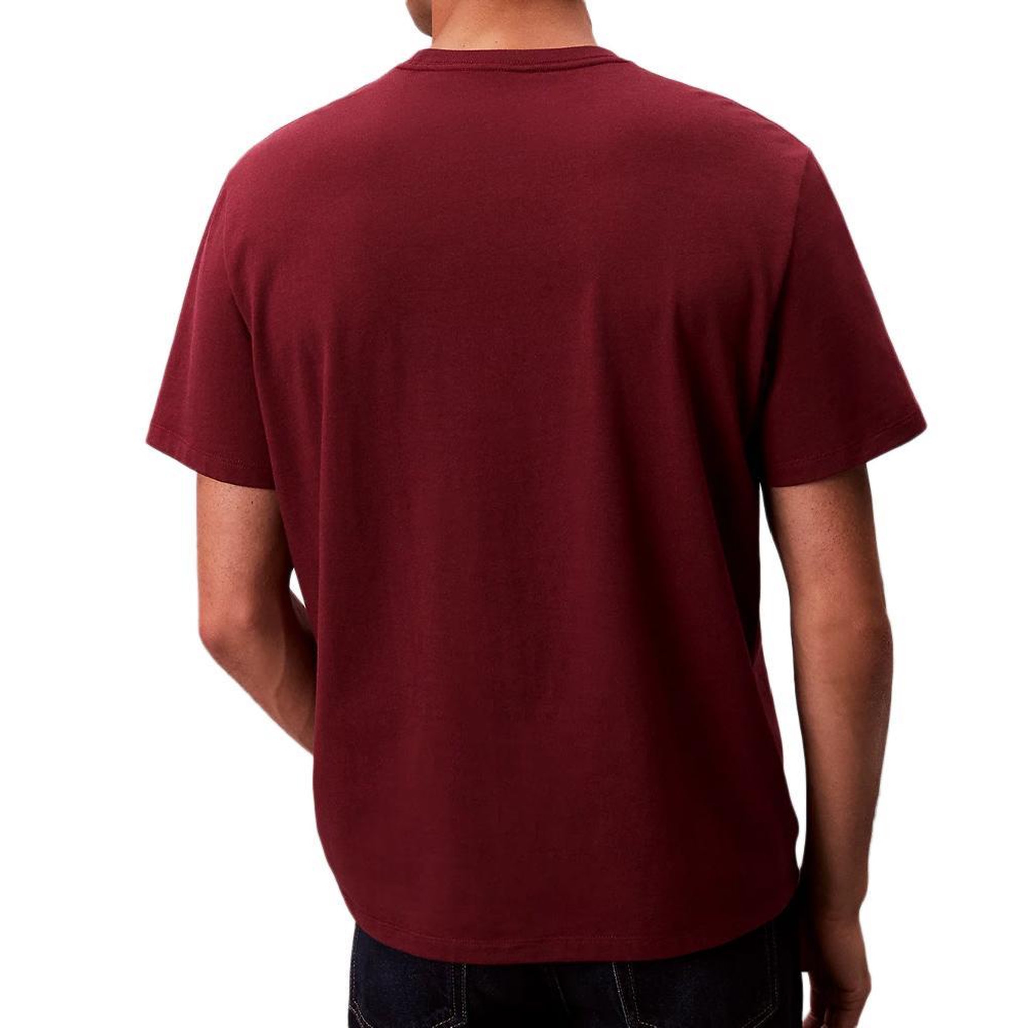Voir la diapositive 2 : CALVIN KLEIN JEANS T-Shirt Bordeaux Homme Calvin Klein Jeans Hero LV04RB862G