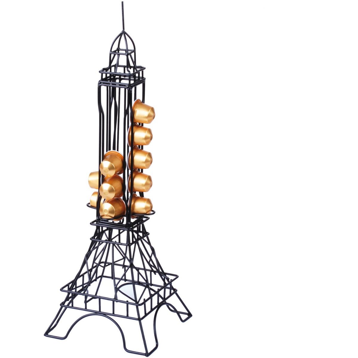 Support 20 capsules café Tour Eiffel métal