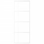 Voir la diapositive 3 : VIDAXL Porte coulissante Verre ESG et aluminium 76x205 cm Blanc