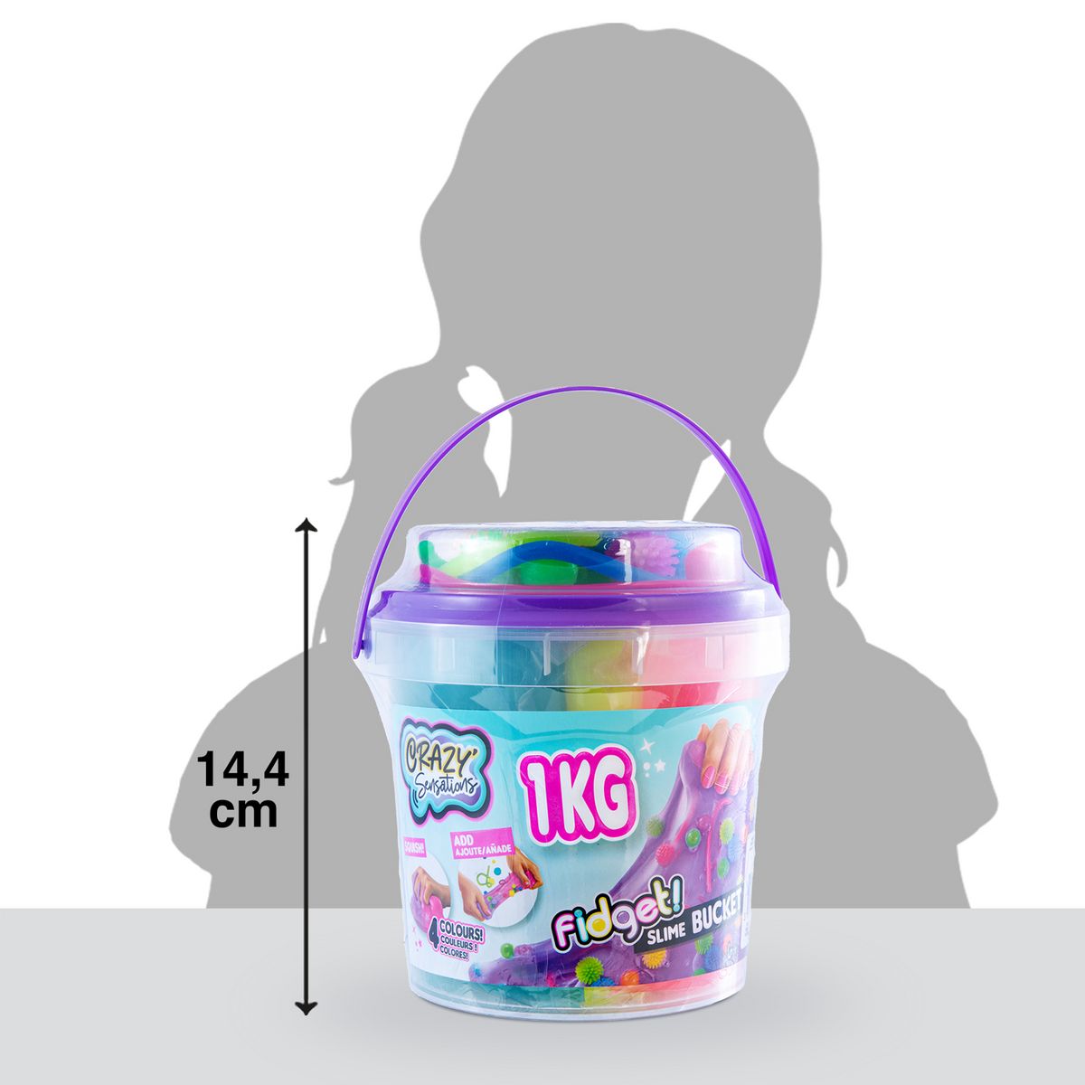 CANAL TOYS Slime Crazy Sensations Fidget Bucket 1 kg