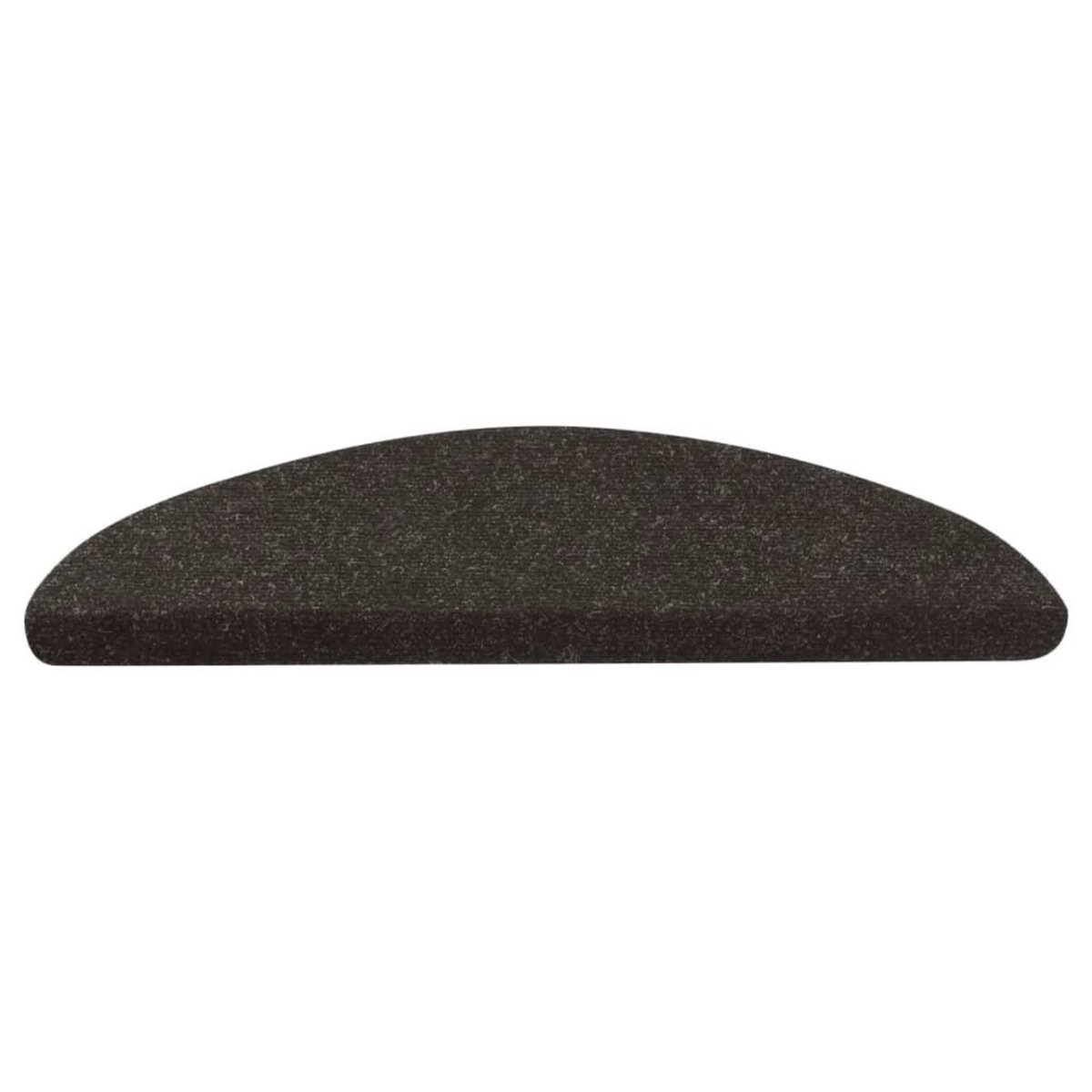 VIDAXL Tapis d'escalier auto-adhesifs 10 pcs noir 56x17x3 cm