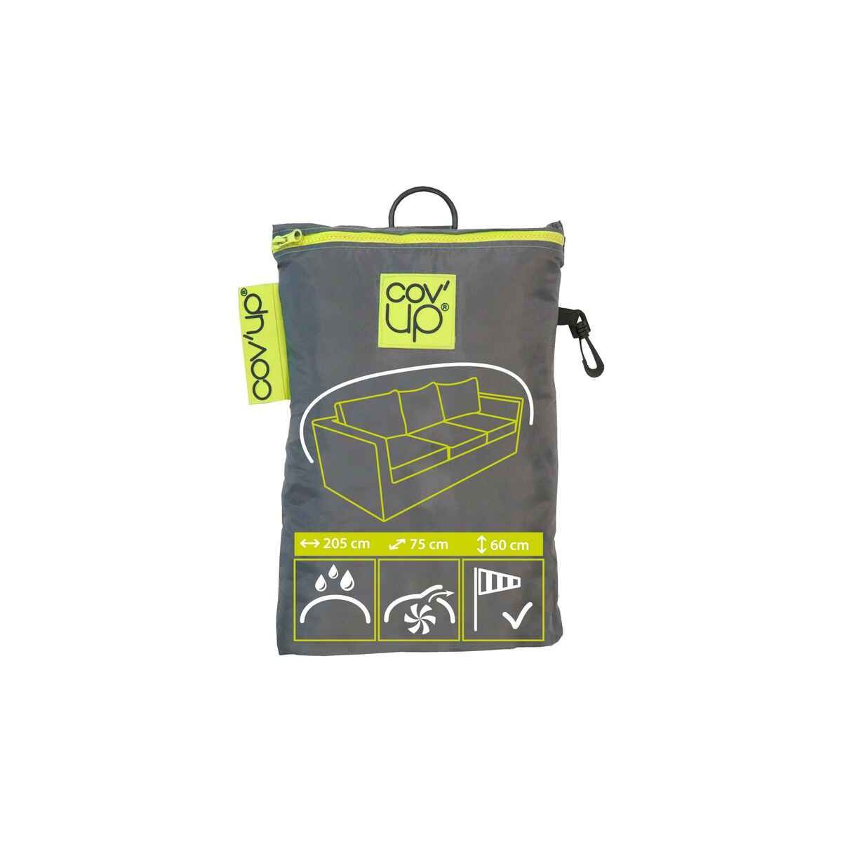 COV UP Housse de jardin pour canapé 3 places 205x75x60