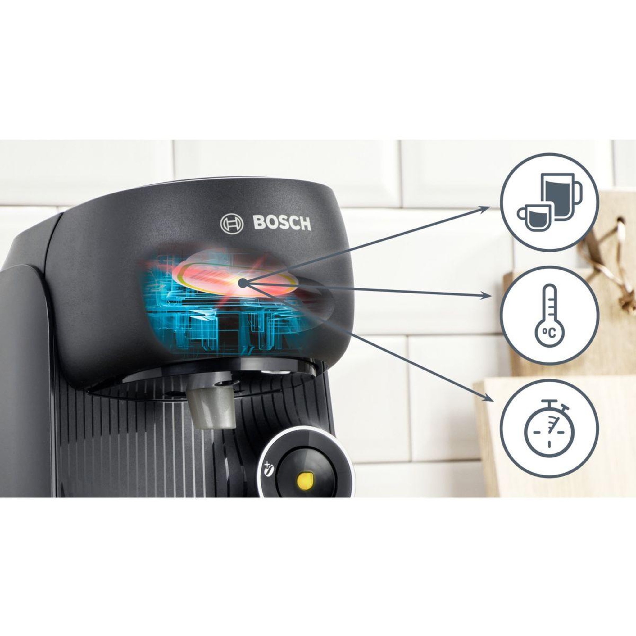 Voir la diapositive 3 : BOSCH Tassimo finesse tas162e
