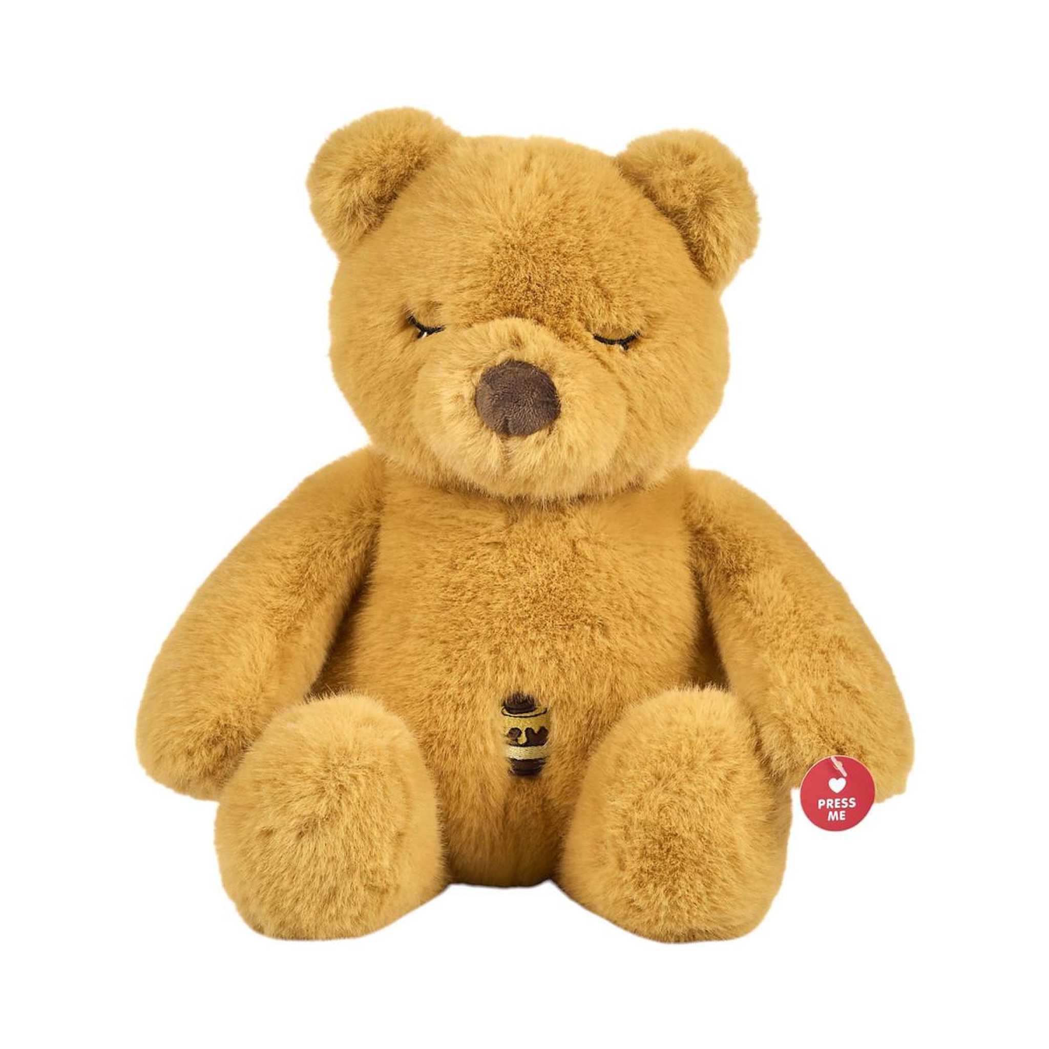 Voir la diapositive 2 : Jeux 2 momes Peluche Animée Ourson  Ronfleur  25cm Marron