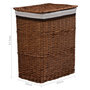 Voir la diapositive 6 : VIDAXL Panier a linge Marron Saule